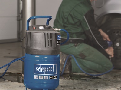 Scheppach HC 24 V - bezolejový vertikální kompresor 24 l
