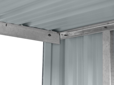 Riwall PRO RMWS 3x7 Anthracite - přístřešek na dřevo 2 x 1,5 m s pultovou střechou antracit