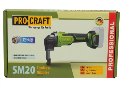 Aku nůžky na plech Procraft SM20 (bez baterie a nabíječky)