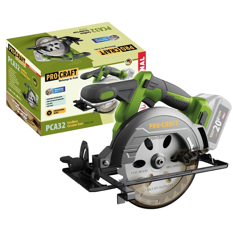Aku kotoučová pila Procraft PCA32bb (bez baterie a nabíječky)