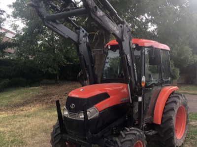 Kubota L2501 s čelní nakladačem Q180 Euro a závažím 500 kg