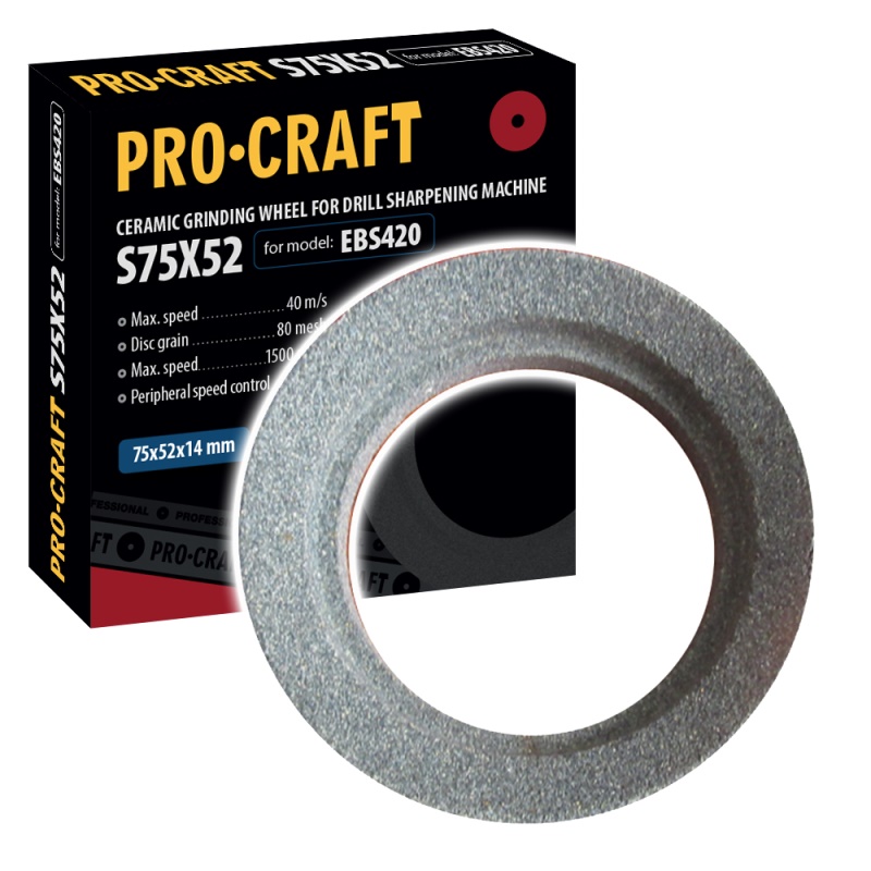 Brusný kotouč pro brusku na S75X52 /EBS420