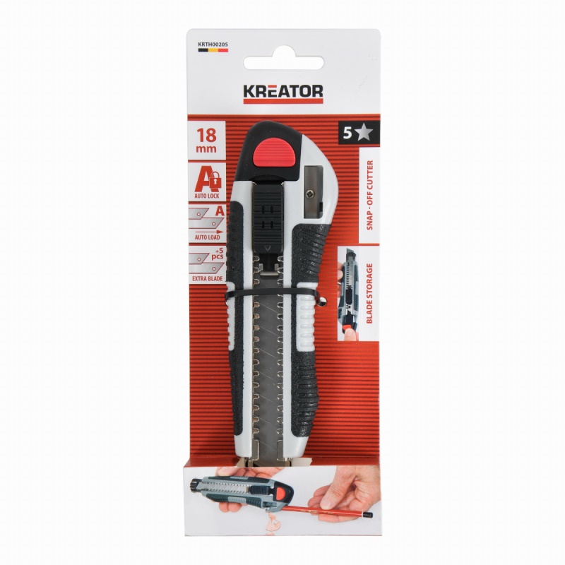 KRTH00205 - Odlamovací nůž 18 mm včetně ořezávátka na tužky