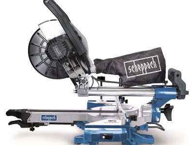 Scheppach HM 90 MP - dvourychlostní multifunkční pokosová pila s potahem a laserem
