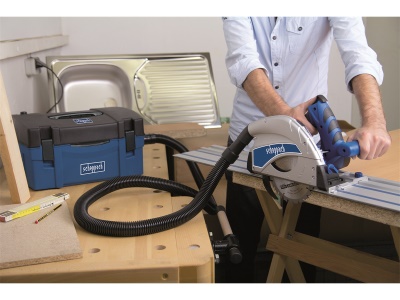 Scheppach PL 55 ponorná pila + 2x vodící lišta 700mm + ochrana proti překlopení + spojka lišt