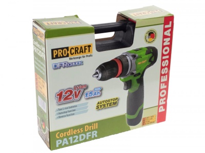Aku vrtací šroubovák Procraft PA12DFR