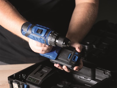 Scheppach C-DTB74/1-X - 20 V IXES set aku vrtacího šroubováku a 74 ks příslušenství