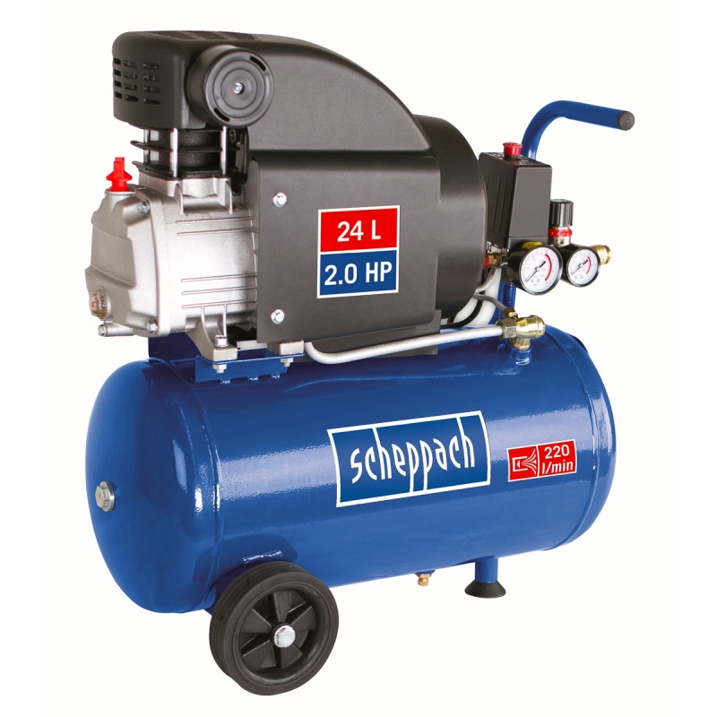 Scheppach HC 25 - olejový kompresor 24 l