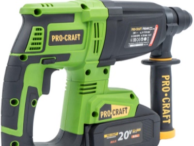 Procraft aku sada nářadí 20V 6dílů 2 x baterie 2.0Ah s nabíječkou