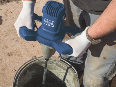 Scheppach PM 1600 - míchadlo stavebních materiálů