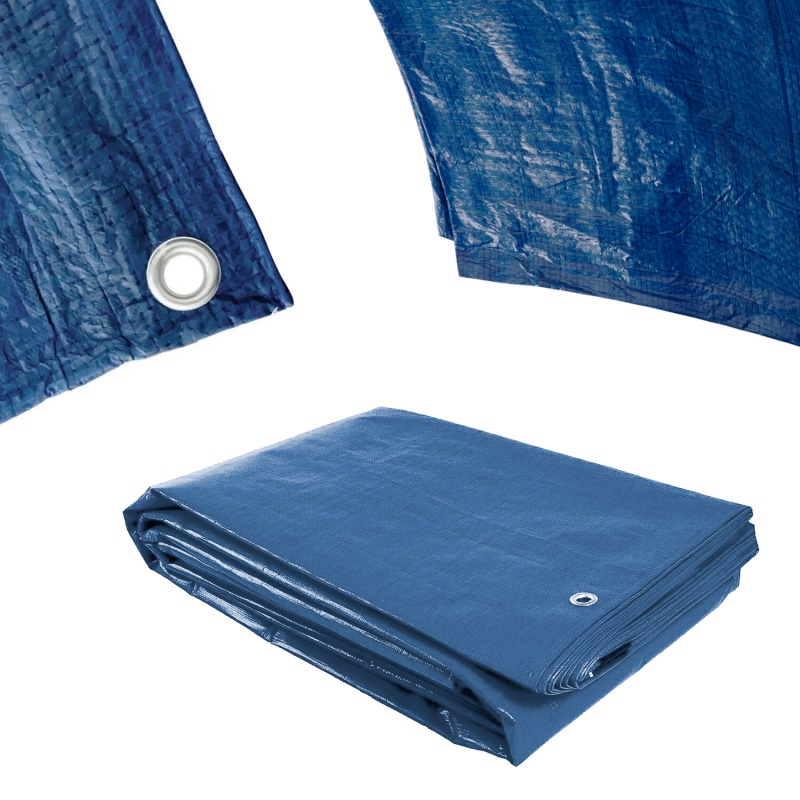 Plachta Procraft BT2x8 50g/m2 nepromokavá s oky 2x8 m modrá