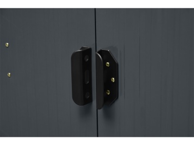 Riwall PRO RMSA 12x10 Anthracite - zahradní domek kovový 3 x 3,7 m se sedlovou střechou antracit