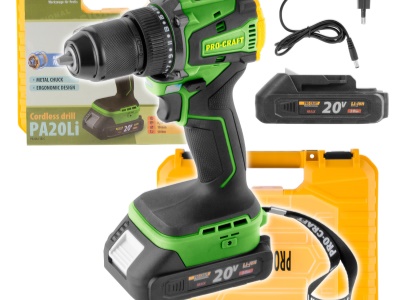Aku vrtací šroubovák Procraft PA20Li