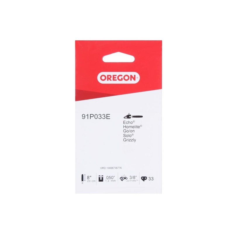 Oregon - Pilový řetěz 3/8" 1,3 mm ( lišta 8" ) 33 článků - pro RAPS 2040