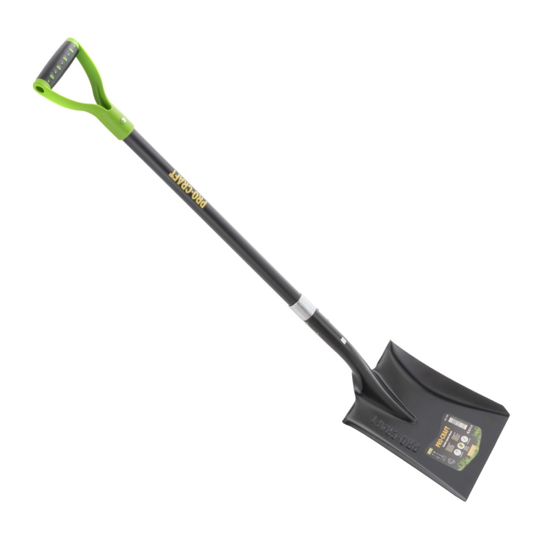 Lopata rovná 23x115cm se sklolaminátovou násadou s ocelovou výztuhou Procraft GSS-1150