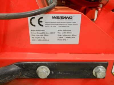 WB 384 RB travní provzdušňovač WEIBANG