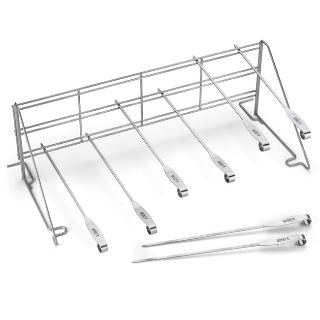 ETC systém - Stojan na grilování a sada špízů z ušlechtilé oceli