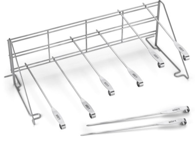 ETC systém - Stojan na grilování a sada špízů z ušlechtilé oceli