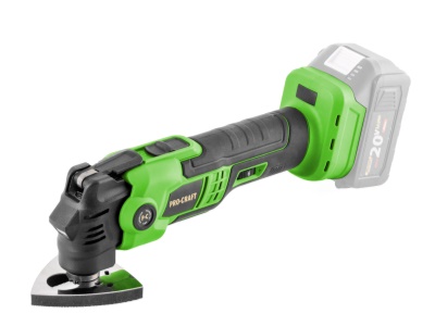 Aku multifunkční oscilační bruska Procraft PMT22bb (bez baterie a nabíječky)