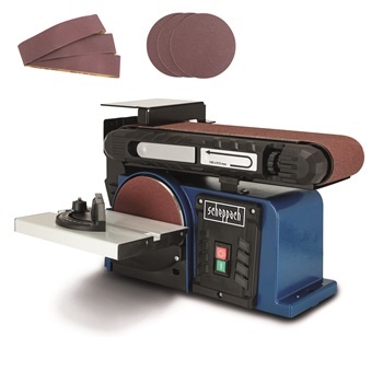 Scheppach BTS 900 - multifunkční pásová a čelní bruska