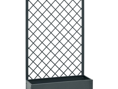 VERDEMAX kov.truhlík se stěnou 8536