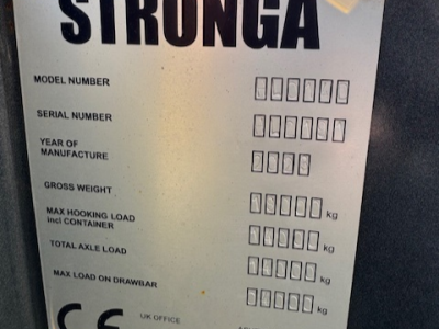 Hákový kontejnerový nosič STRONGA HL014D včetně kontejneru