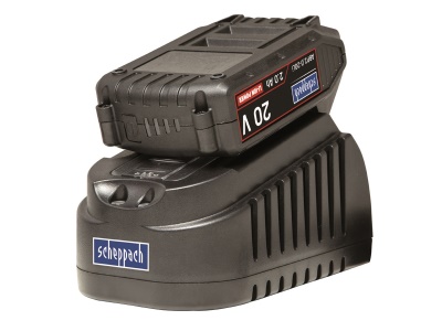 Scheppach ABP2.0-20Li KIT A - 20 V set nabíječky 1,65 A a baterie 2 Ah