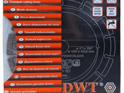 DWT LDS-180 A - diamantový segmentový řezný kotouč ( 180 x 22,2 mm )