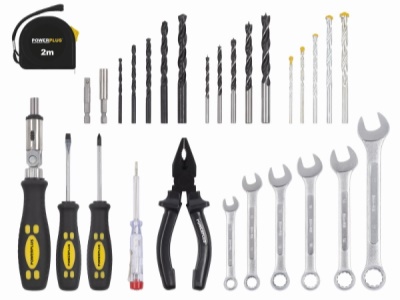 POWX00825 - Aku šroubovák / vrtačka 20V LI-ION  plus  133ks příslušenství