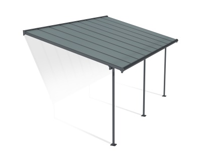 Palram - Canopia Capri 5400 antracit 3 x 5,46 - Hliníková (montovaná) pergola