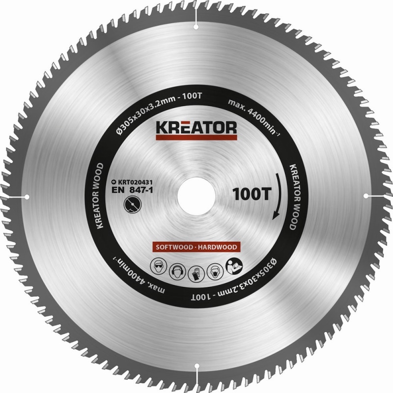 KRT020431 - Pilový kotouč na dřevo 305mm, 100T