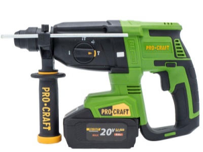 Procraft aku sada nářadí 20V 6dílů 2 x baterie 2.0Ah s nabíječkou
