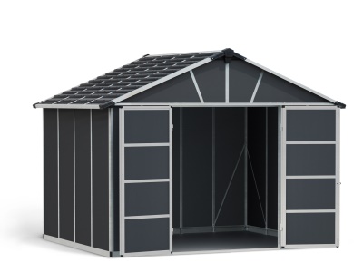 Palram - Canopia Yukon 11' x 9' antracit - heavy duty prostorný domek s možností dalšího rozšíření (základní modul)