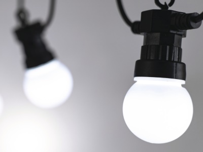 Řetěz 20 ks párty bílé žárovky