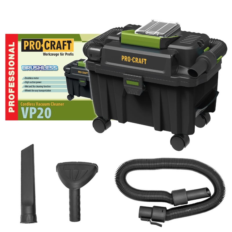 Průmyslový vysavač aku Procraft VP20