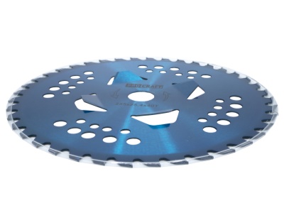 Nůž křovinořezu (kotouč) (D255*25.4) 40T pobedit (blue) PROCRAFT
