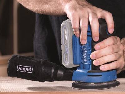 Scheppach C-OBS125-X - 20 V IXES aku excentrická bruska (bez baterie a nabíječky)