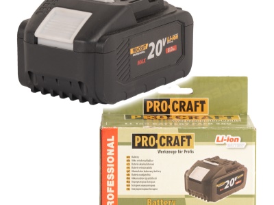 Baterie akumulátorová 20V Li-ion, 8000mAh Procraft 20/8