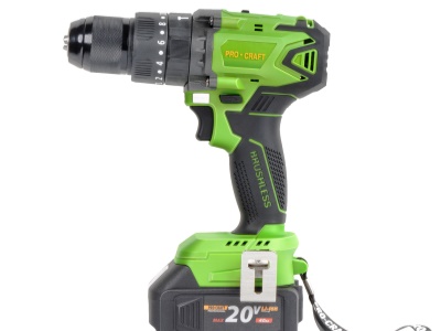 Aku vrtací šroubovák s příklepem Procraft PA18BL 1 baterie