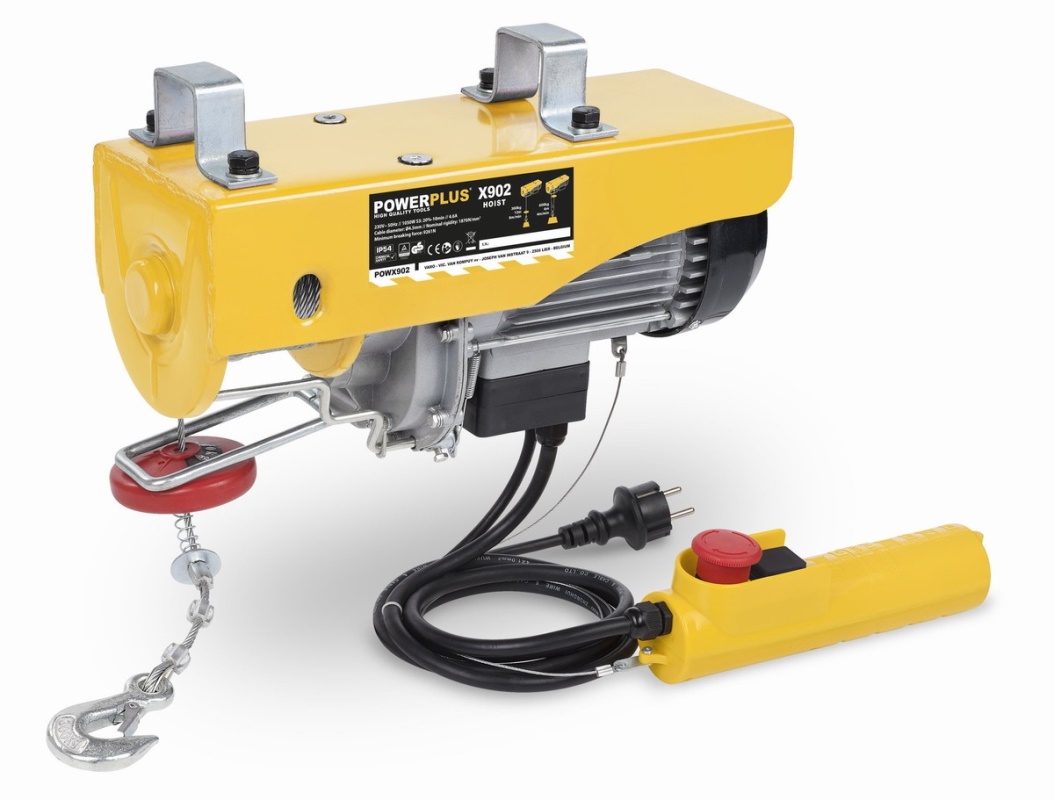 POWX902 - Lanový naviják (kočka) 1 050 W 300-600Kg