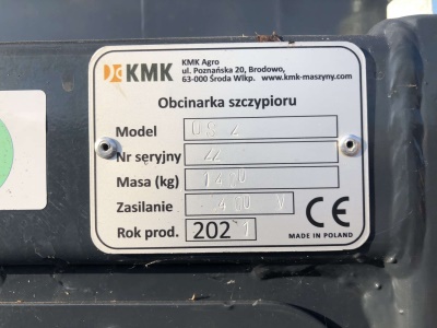 Osekávač cibulové natě KMK OS 2