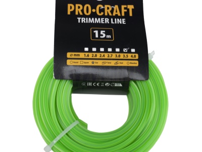 Struna žací (3.5mm) (15m) hvězda PROCRAFT ZI-3.5/15
