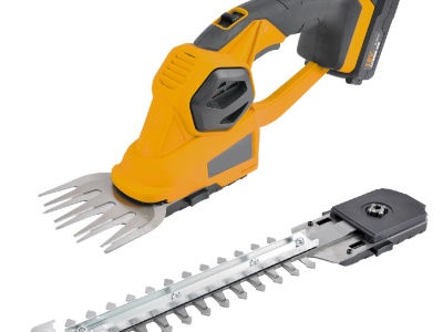 Riwall PRO RASH 2020 SET - aku nůžky 20 V na trávu a keře + 2 Ah baterie + nabíječka