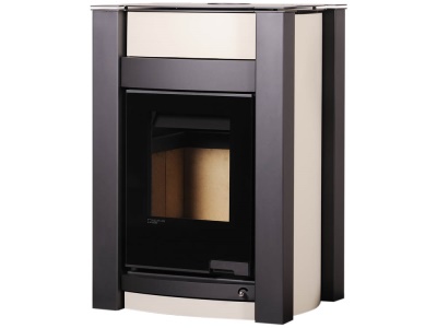 HS Flamingo KALMAR 11 krém - teplovzdušná krbová kamna