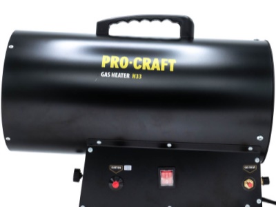 Plynové horkovzdušné topidlo Procraft H33