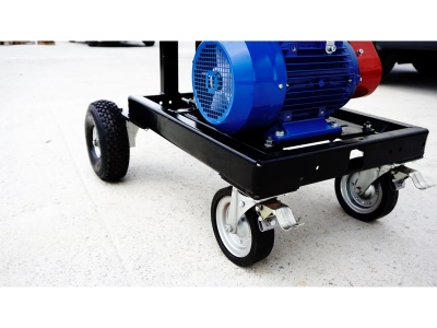 Špalíkovač s elektrickým pohonem Model RPE-120 Remet (11 kW) + Podvozek pro ruční přepravu