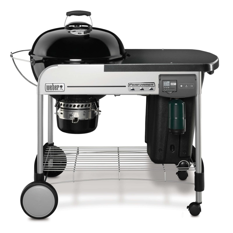 Gril Weber Performer Deluxe GBS na dřevěné uhlí, 57cm, černá