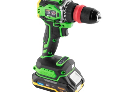 Aku vrtací šroubovák Procraft PA18ProDFR2 + sada bitů
