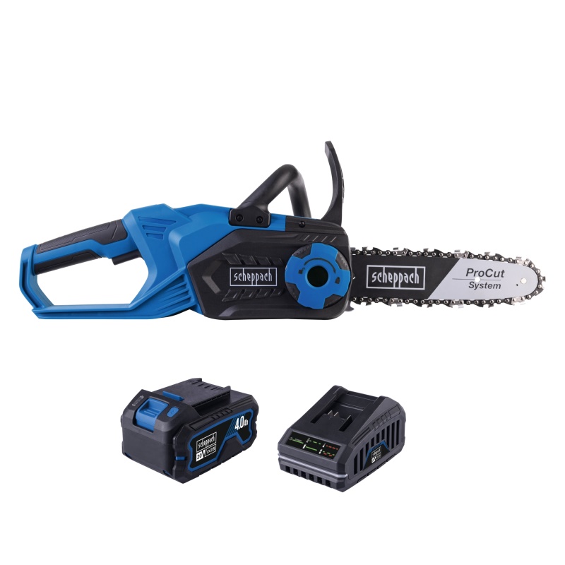 Scheppach C-CS254-X-SET L - 20 V IXES aku řetězová pila + 4Ah baterie + nabíječka 2,4 A