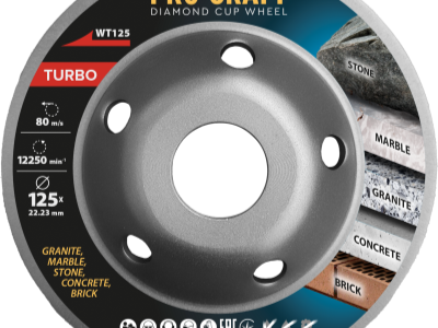 Diamantový brusný kotouč (hrncový) Procraft WT125 Turbo